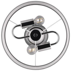 Szürke mennyezeti lámpa ø 30 cm Davos – Trio