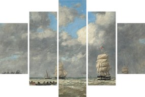 Kép - Eugène Boudin, Le Havre, reprodukciók (150x105 cm)