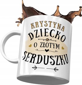 Krisztina Születésnapi Bögre Névnapi Ajándék Nyomtatott Fotóval