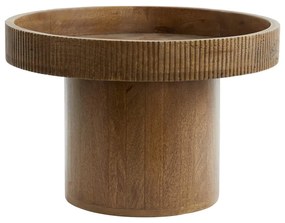 Mangófa kerek tárolóasztal ø 50 cm Kalomo – Light &amp; Living