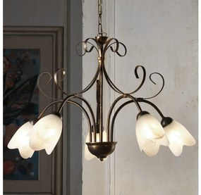 ONLI - Csillár láncon ODINO 5xE14/6W/230V