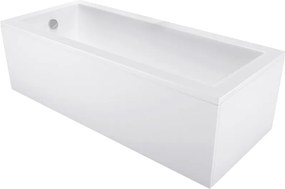 Mexen Cubik téglalap alakú kád 180 x 80 cm burkolattal, fehér - 55031808000X