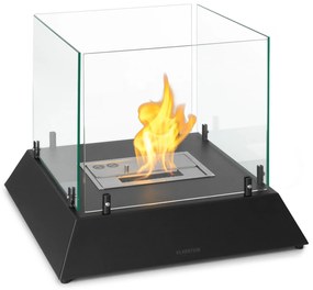 Klarstein Phantasma Cubo, etanol kandalló, rozsdamentes acél égő, füst- és szagmentes, biztonsági üveg