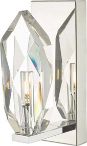 DAR LIGHTING CRY0750 CRYSTAL Kristály Fali Lámpa Csiszolt króm IP20