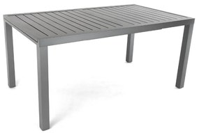 Mirolo kerti asztal, 160–240 × 89 cm, fekete