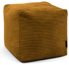 Mustársárga kordbársony babzsákfotel Up! MooG – SLOWDOWN