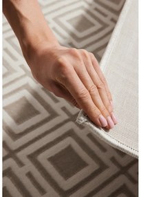 Krémszínű futószőnyeg 80x240 cm Perles Howlite – Elle Decoration