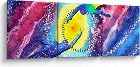 Kép - Érintés (órával) (90x30 cm)