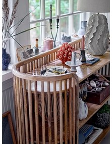 Bézs asztali lámpa textil búrával (magasság 64 cm) Natika – Bloomingville