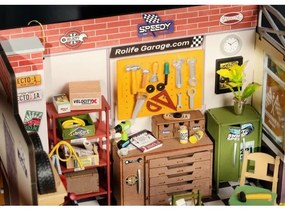 RoboTime - Miniatűr ház Garázs 2xAAA