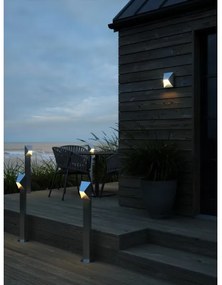 Nordlux - Kültéri fali lámpatest PONTIO 1xGU10/25W/230V IP54 ezüst