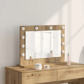 Pipere Tükör Kézműves tölgy MDF 60 x 45 x 18 cm Pipere Tükör