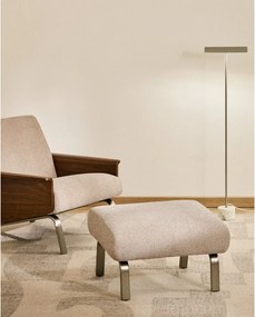 Világosbarna zsenília lábtartó Amsen – Kave Home