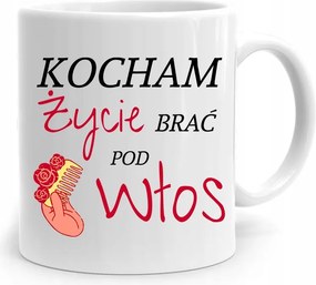 Barber Fodrász Bögre Szeretek Haj Alá Venni, fényképes nyomattal