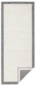 Panama szürke-krémszínű kültéri szőnyeg, 80 x 250 cm - NORTHRUGS