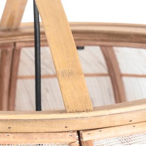 Okos függőlámpa barna 58 cm Wifi G95-tel - Pascal