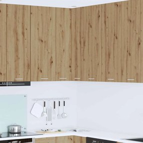 Függő szekrény Riga Artisan tölgy és fehér 57 x 57 x 100 cm