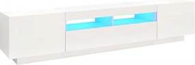vidaXL fehér TV-szekrény LED-lámpákkal 200 x 35 x 40 cm
