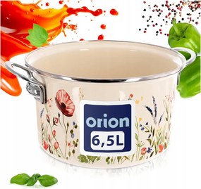 Zománcozott fazék hagyományos indukciós gáz főzőlaphoz 26 cm 6,5L Maki