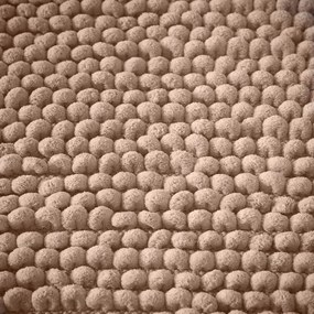 Barna fürdőszobai kilépő 50x120 cm Aspen Bobble – Bianca