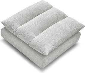 Világosszürke zsenília lábtartó Neil – Bobochic Paris