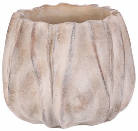 Beton virágcserép burkolat S1, szürke, 18 x 15 cm, 18 cm