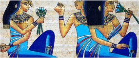 Kép - egyiptomi festmények (120x50 cm)