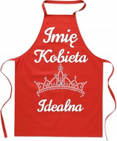 Nő Tökéletes Név Konyhai kötény Személyre szabott Valentin napi ajándék