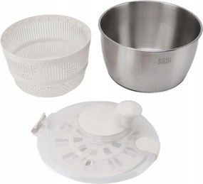 Saláta centrifuga 5l Rozsdamentes acél saláta szárító centrifuga