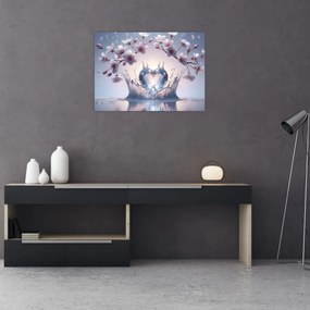 Kép - Gyémánt szív (70x50 cm)
