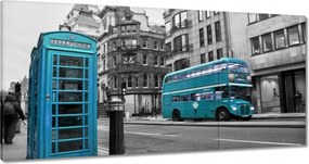 Festmények 180x90 Petrol blue in London