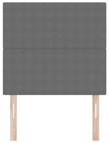 LED Fejtámla Világosszürke 100 cm Corduroy Anyag