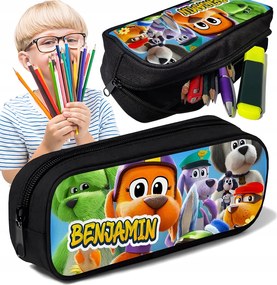 Személyre szabott tolltartó Gáz Kutya Gáz név nyomtatás becenév tubus