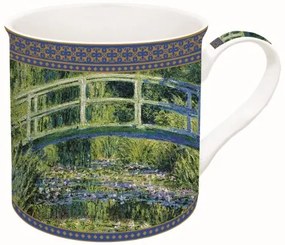 Porcelánbögre dobozban 300ml,Monet:Vízililiom és Japán híd