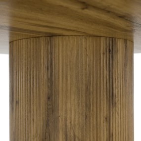 Étkezőasztal, tölgy, átmérő 120 cm, MAHIR TYP 2