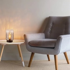 Globo 16046TS - Asztali lámpa DARINA 1xE27/60W/230V szürke