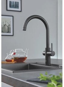GROHE 31651AP0 - K700 konyhai mosogató 560 × 510 mm gránit/fekete