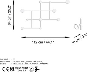 Fali fogas, 112×64 cm – TR494PYT1135