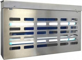 Rovarölő Lámpa egyoldalas Trio Velo 2x15W rozsdamentes szúnyogriasztó