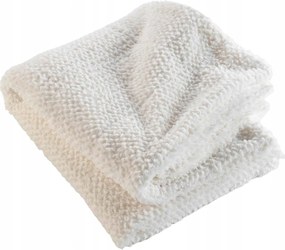 Műszőrme Ágytakaró Poliészter 125 X 150 CM Fehér