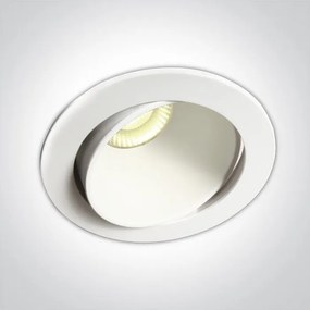ONE LIGHT 11106PK-W-W SPOT FĂŒrdĆszobai BeĂ©pĂthetĆ LĂĄmpa FehĂ©r LED IP20