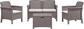 Venus 4 személyes kerti bútor garnitúra cappuccino