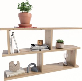 Fali polc Luna Tölgy Artisan akasztós szekrény könyvespolc 2 Verzió Per