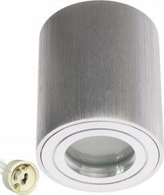 Mennyezeti Led lámpa Halogén lámpatest Falra szerelhető cső GU10 IP44 Króm Aquarius