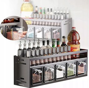 Fűszertartó Állvány Polc Rendszerező Akasztós Eszköz