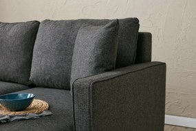 Eva Right Anthracite kinyitható kanapé