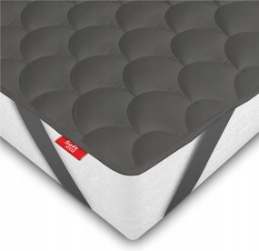 Matracvédő Szürke 180x200 Topper Ágymatrac Felület Védő