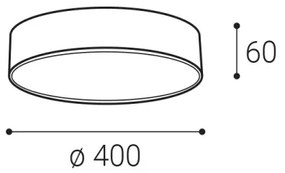 LED2 - LED Mennyezeti lámpa MONO LED/30W/230V 3000K/4000K fekete