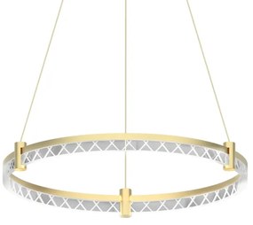 LED Csillár zsinóron ELEGANCE LED/36W/230V átm. 60 cm arany