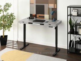 PC asztal Osto 140 (beton + fekete). 1109835